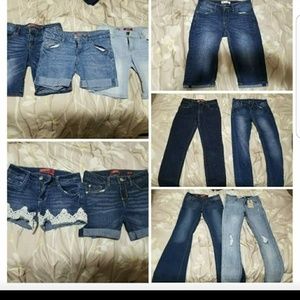 Sold! Denim Jeans, Shorts, & Capris Bundle